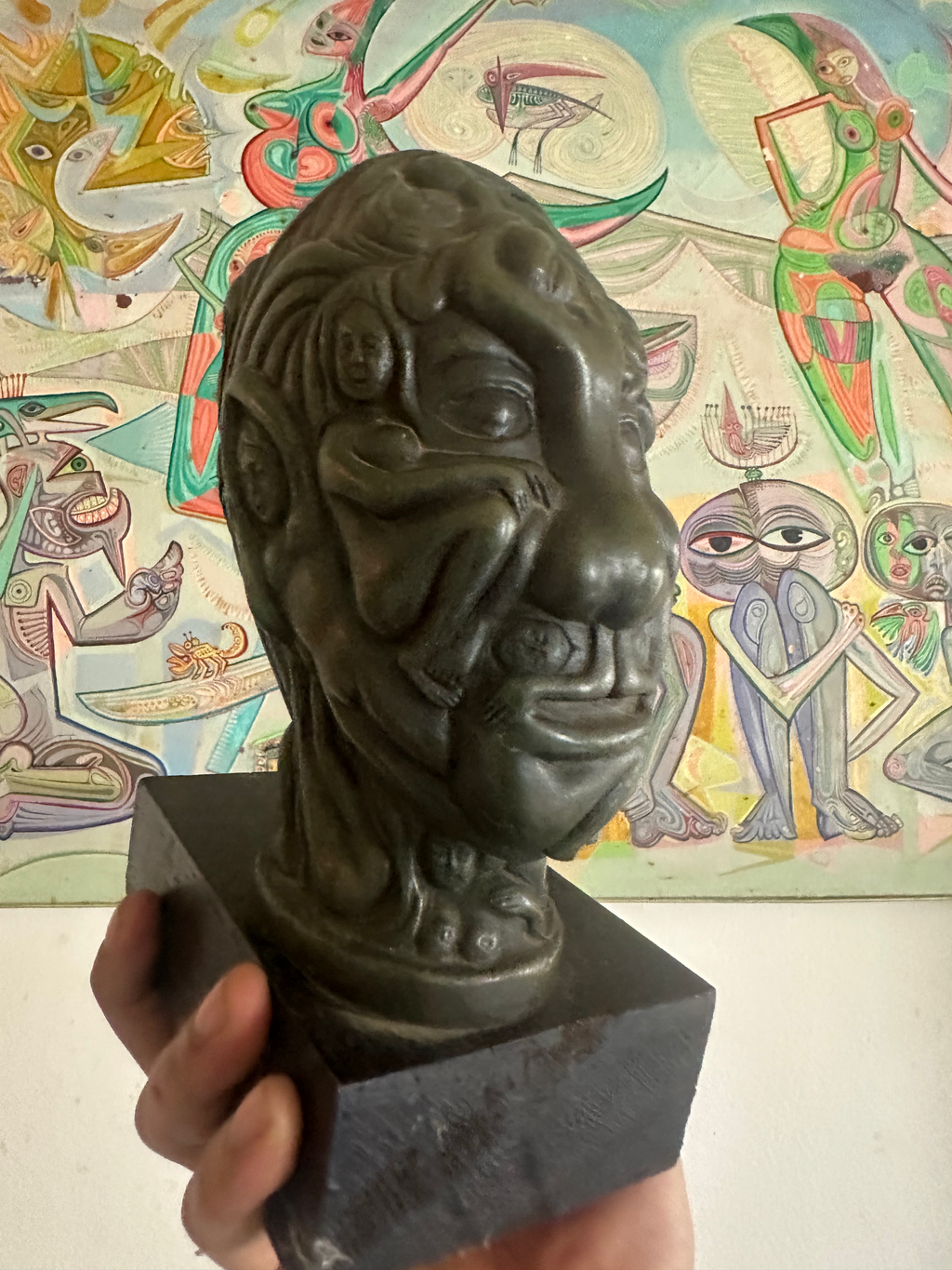 Sculpture en bronze – Fonderie R. Scuderi Fdr – XXᵉ siècle