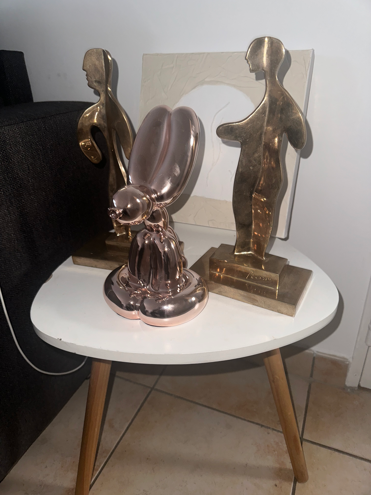 Lapin Balloon rose de Jeff Koons COA - Editions studio
