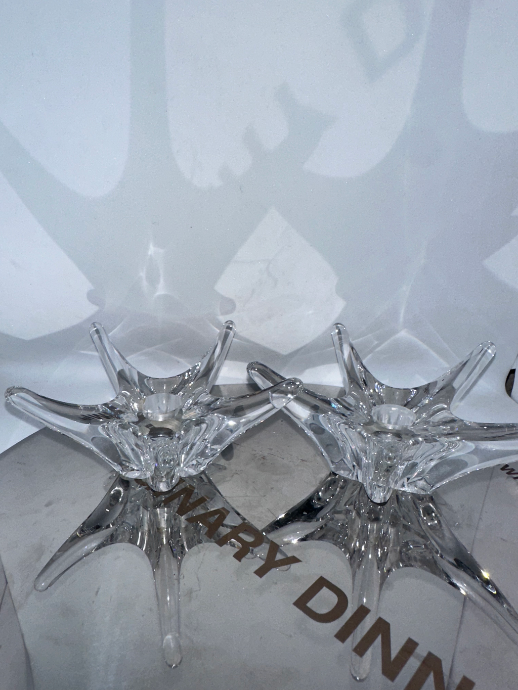 Bougeoirs Cristal Daum France Étoile De Mer