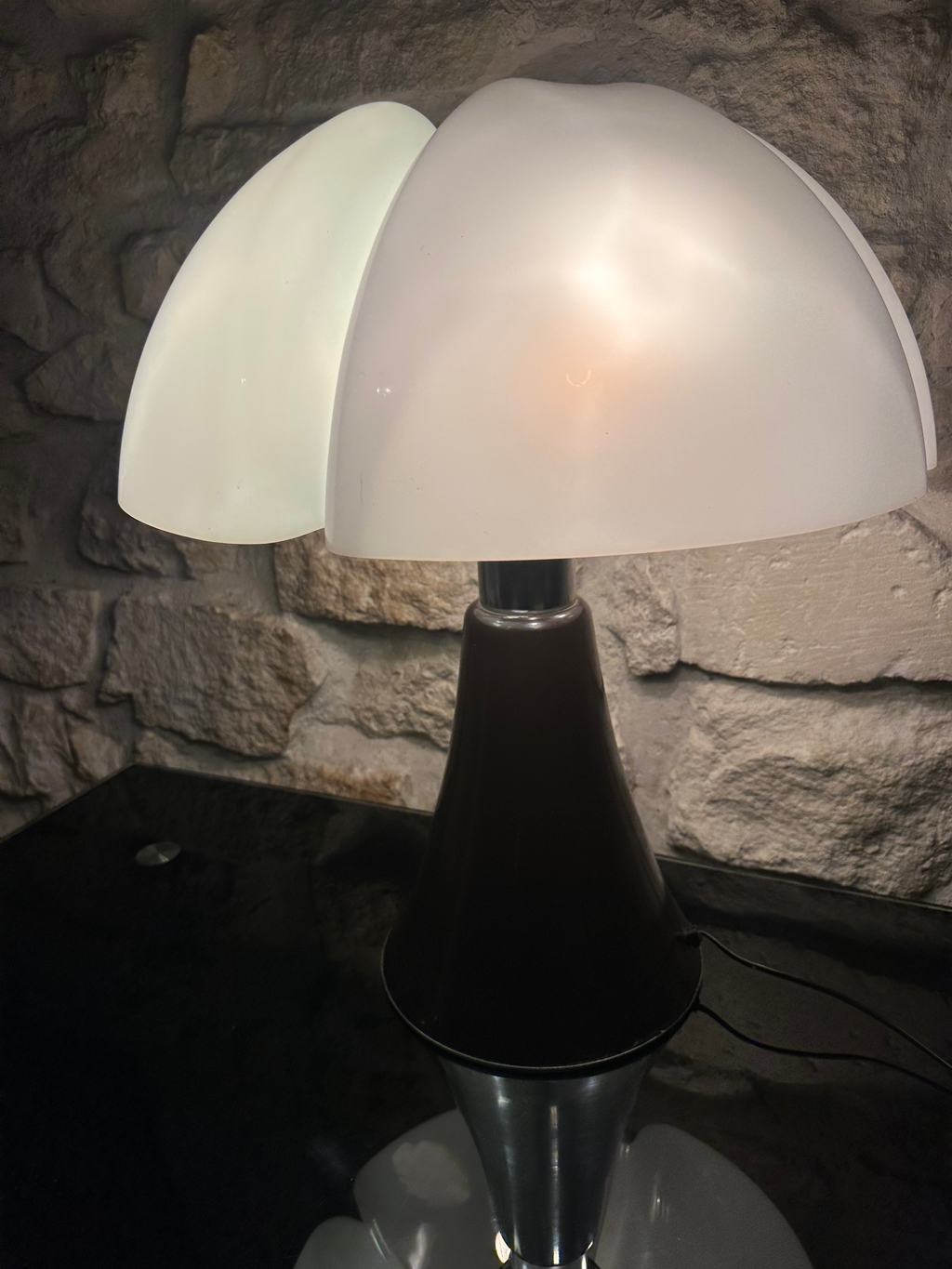 Grande lampe vintage de style Pipistrello