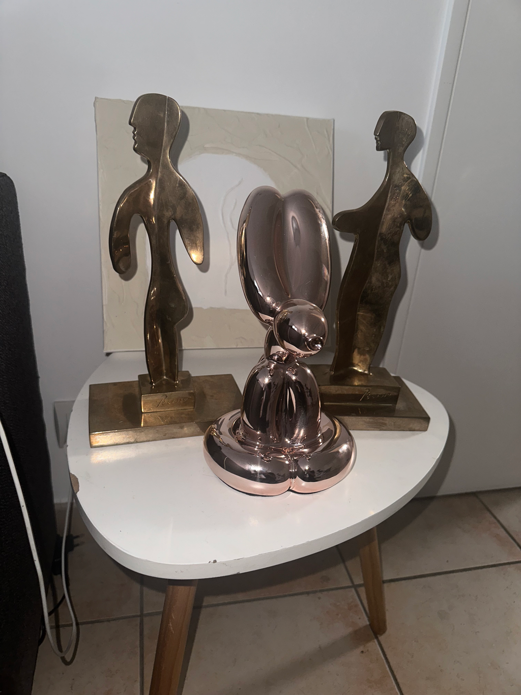Lapin Balloon rose de Jeff Koons COA - Editions studio