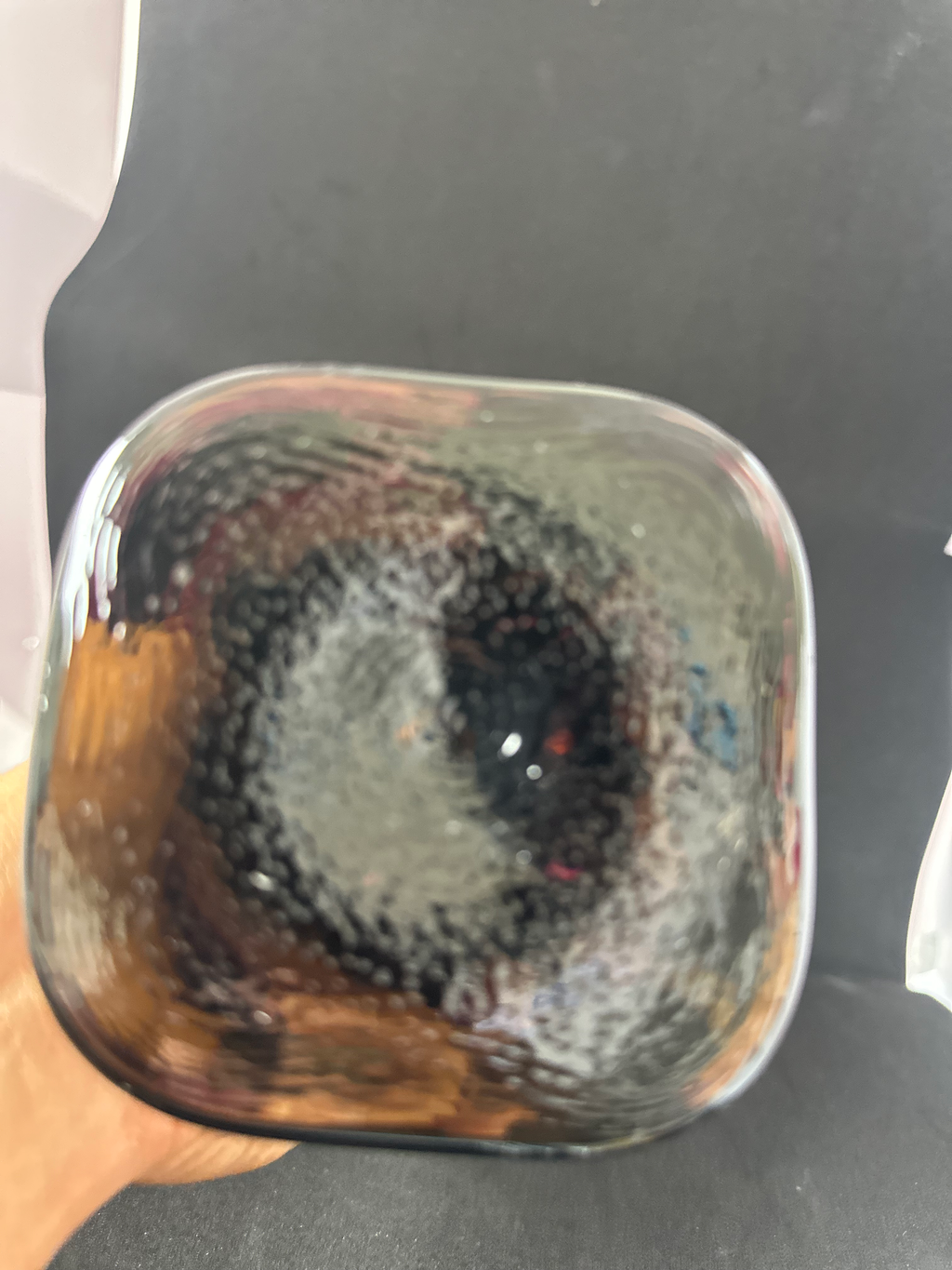 Vase Soliflore en Verre de Murano, Italie, 1960s