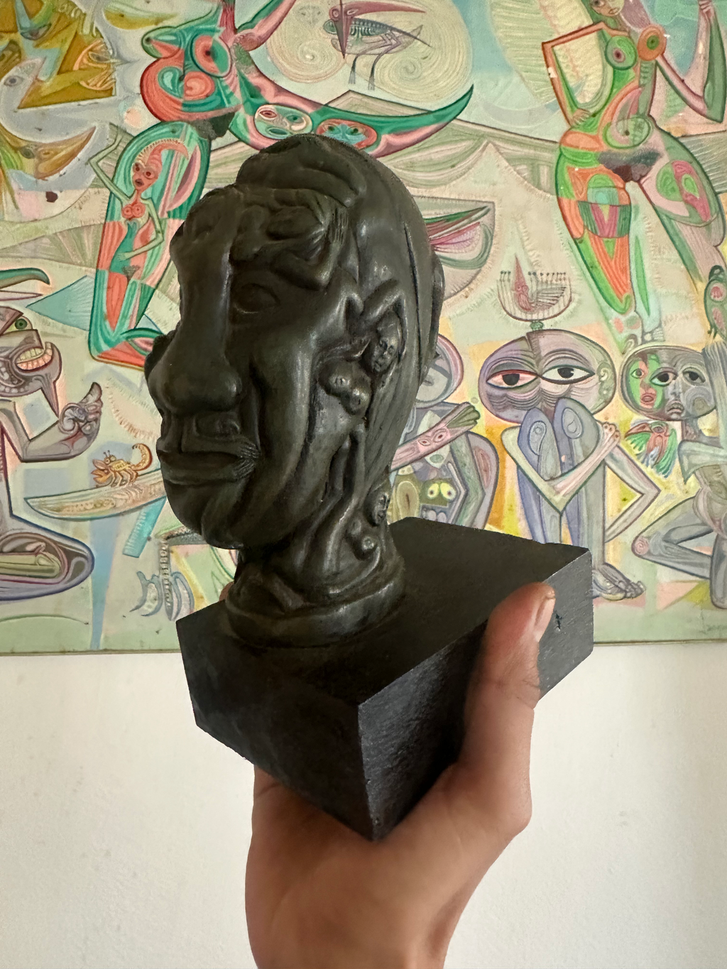 Sculpture en bronze – Fonderie R. Scuderi Fdr – XXᵉ siècle