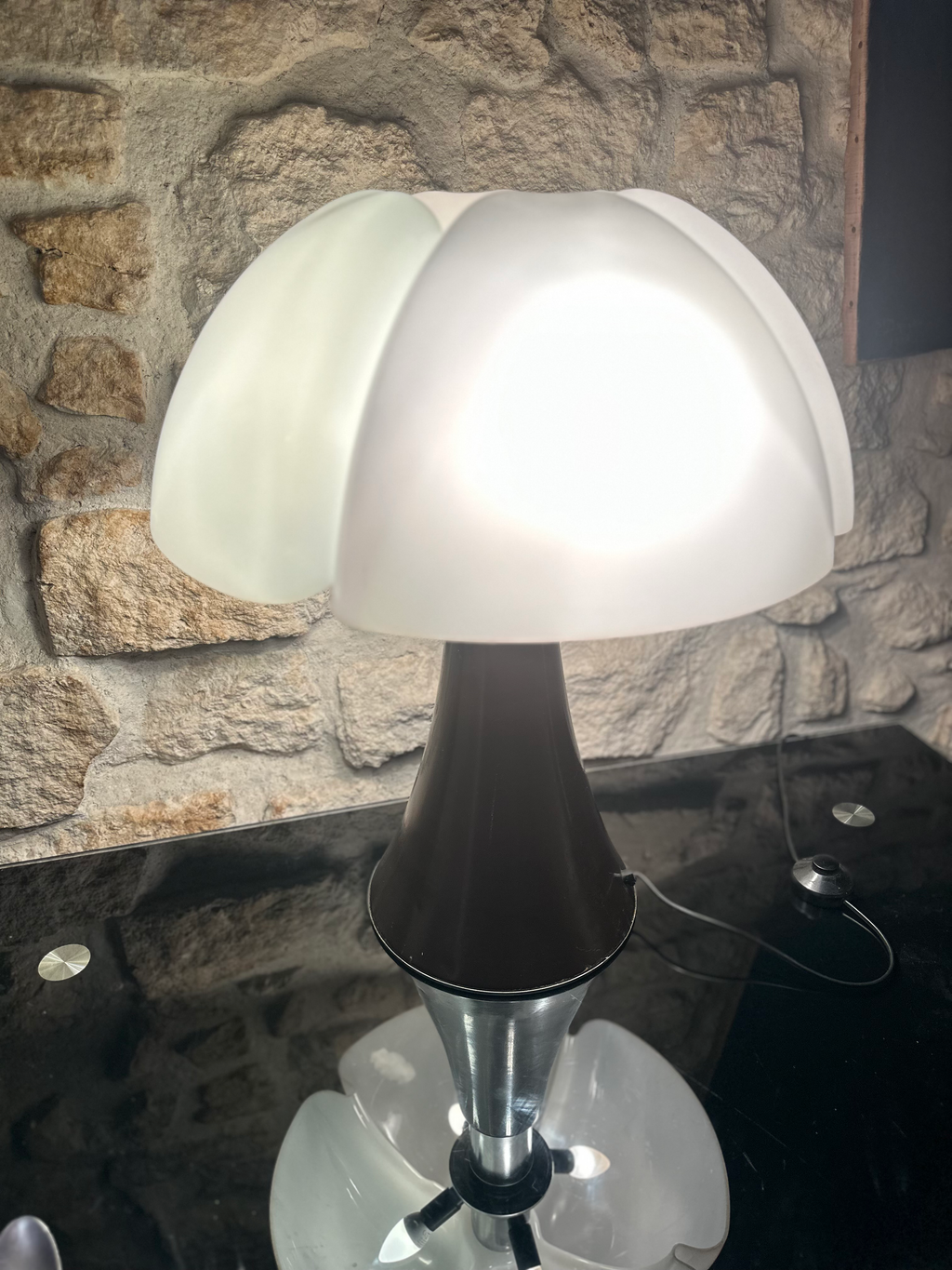 Grande lampe vintage de style Pipistrello
