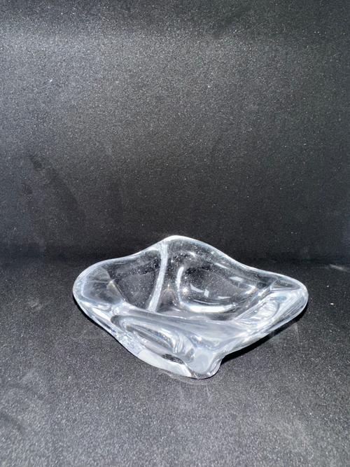 Cendrier vintage Daum France en cristal