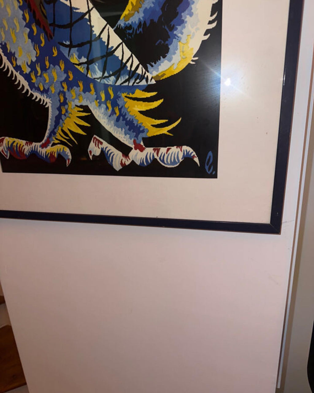 Lithographie « le coq guerrier » de Jean Lurcat 66,53 x 45,28 cm