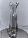 Soliflore en cristal Daum signé