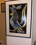 Lithographie « le coq guerrier » de Jean Lurcat 66,53 x 45,28 cm