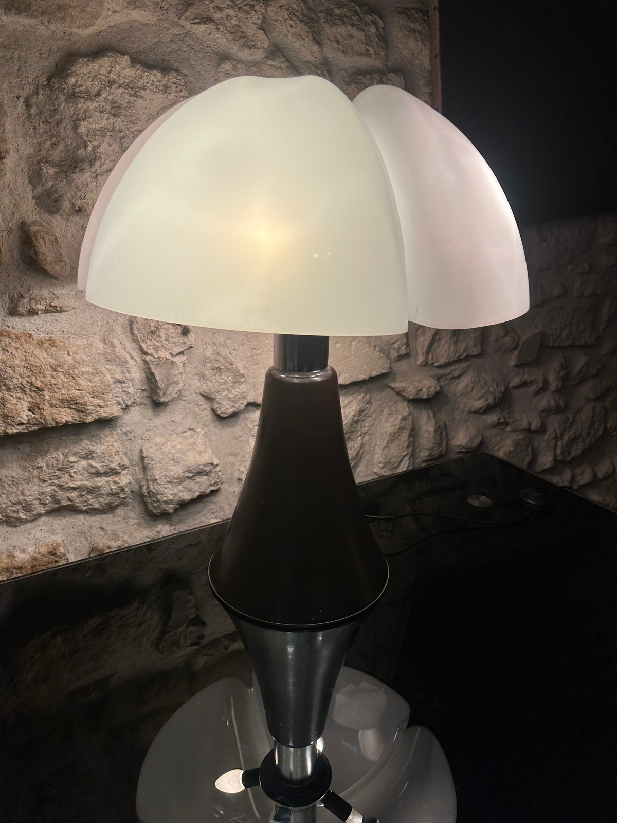 Grande lampe vintage de style Pipistrello