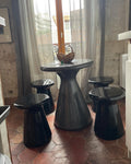 Ensemble table + Tabouret chapeau design