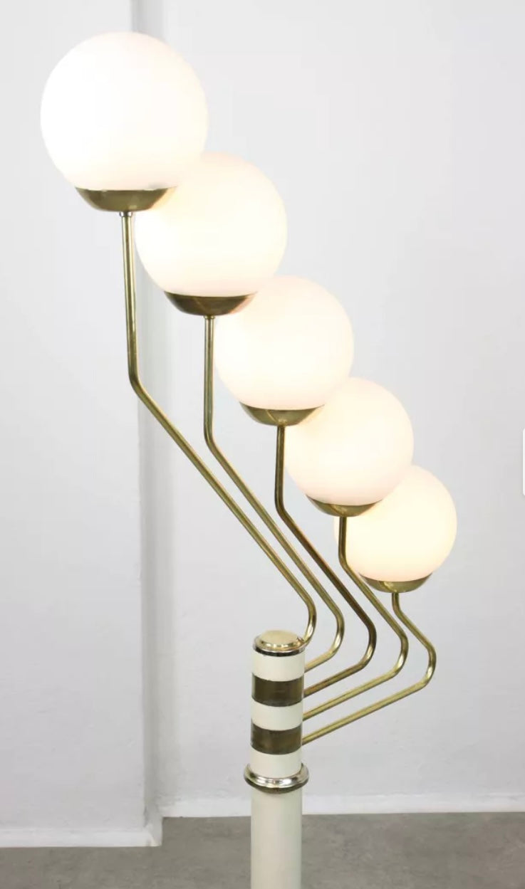 Lampadaire Spoutnik vintage Yougoslave 1970