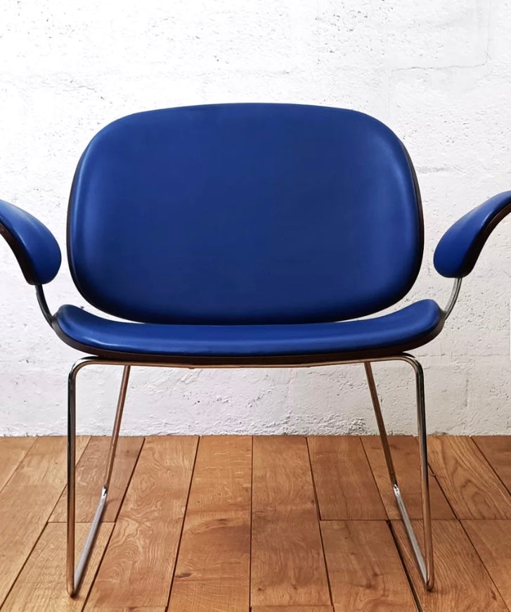Fauteuil blob bleus designer Marco Maran éditions Parri