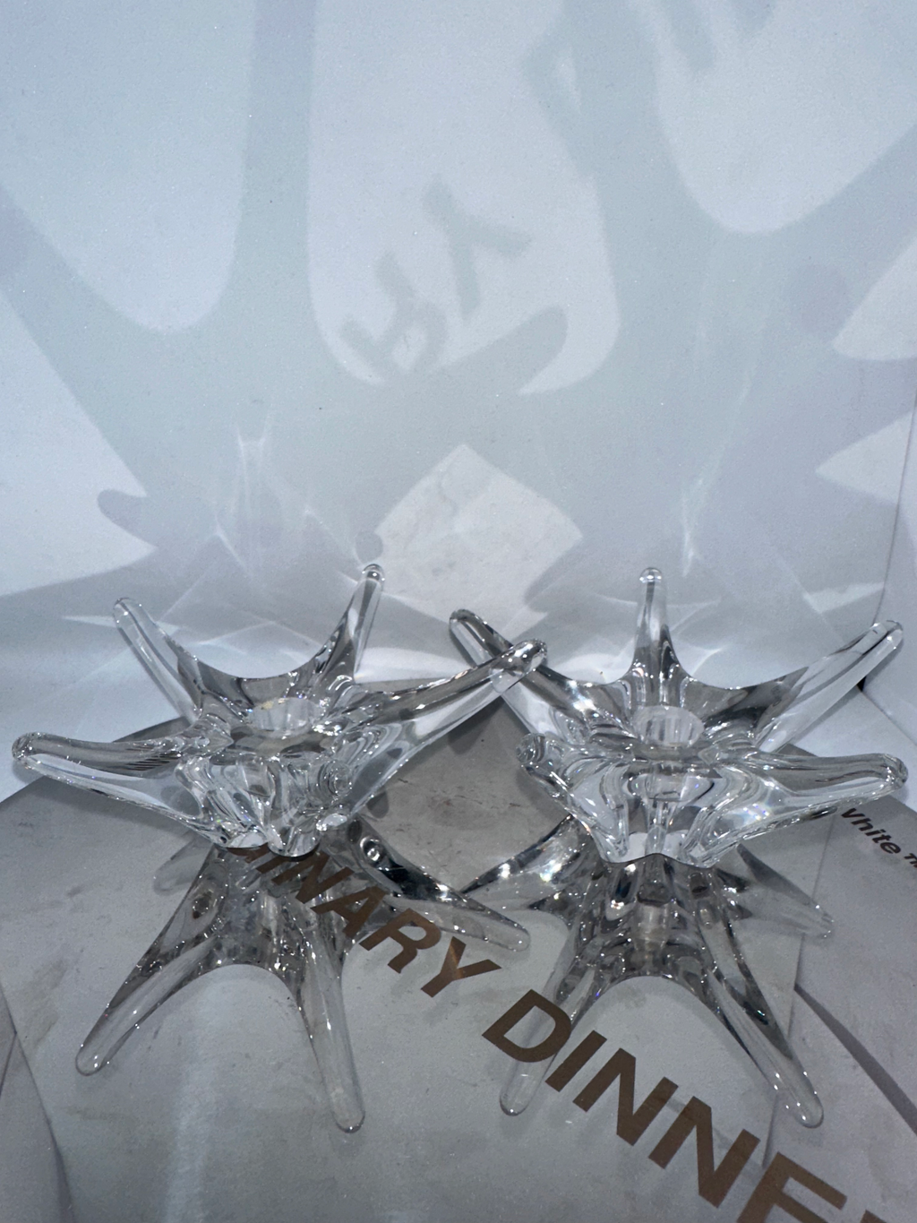Bougeoirs Cristal Daum France Étoile De Mer