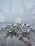 Bougeoirs Cristal Daum France Étoile De Mer