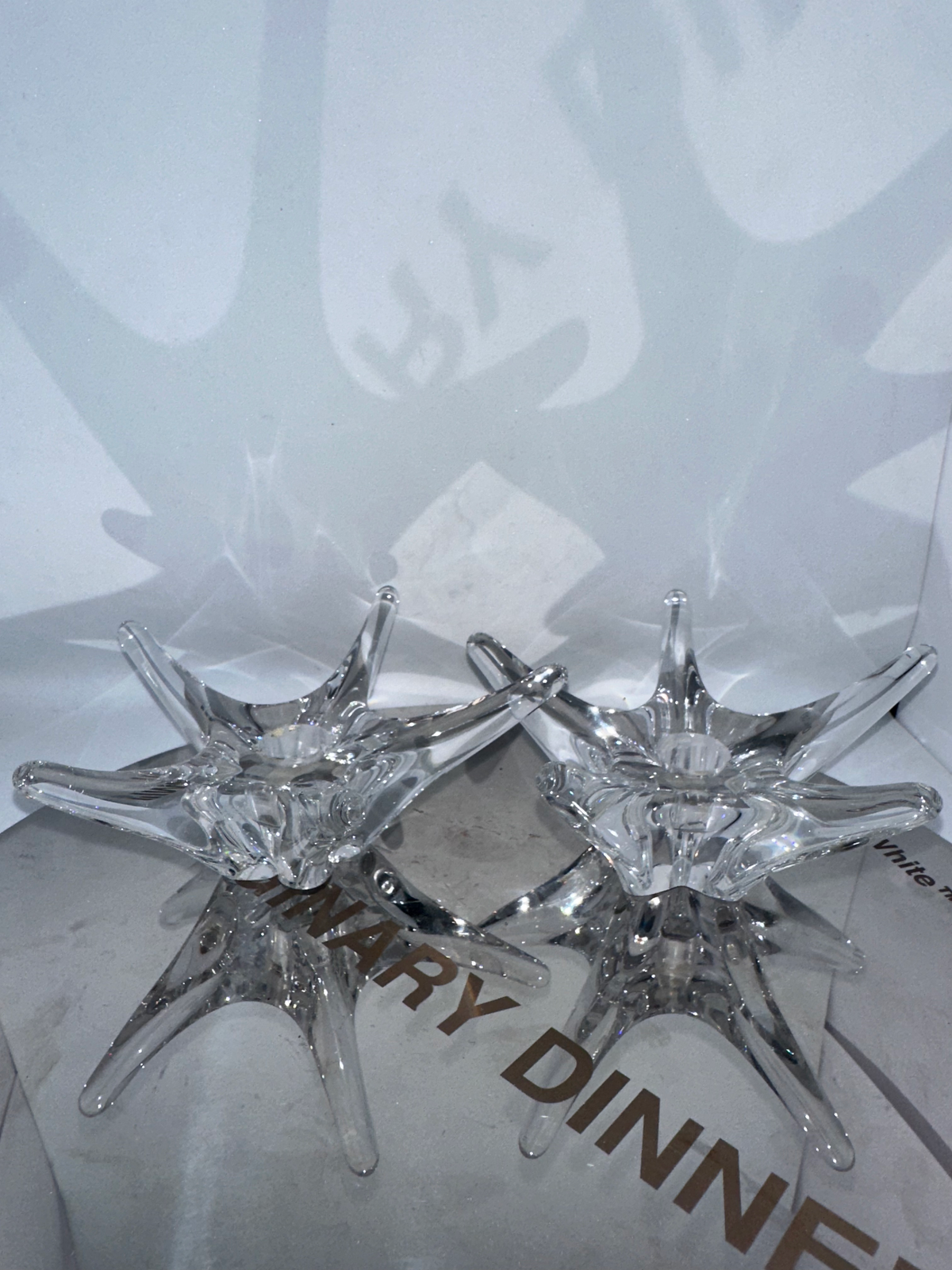 Bougeoirs Cristal Daum France Étoile De Mer