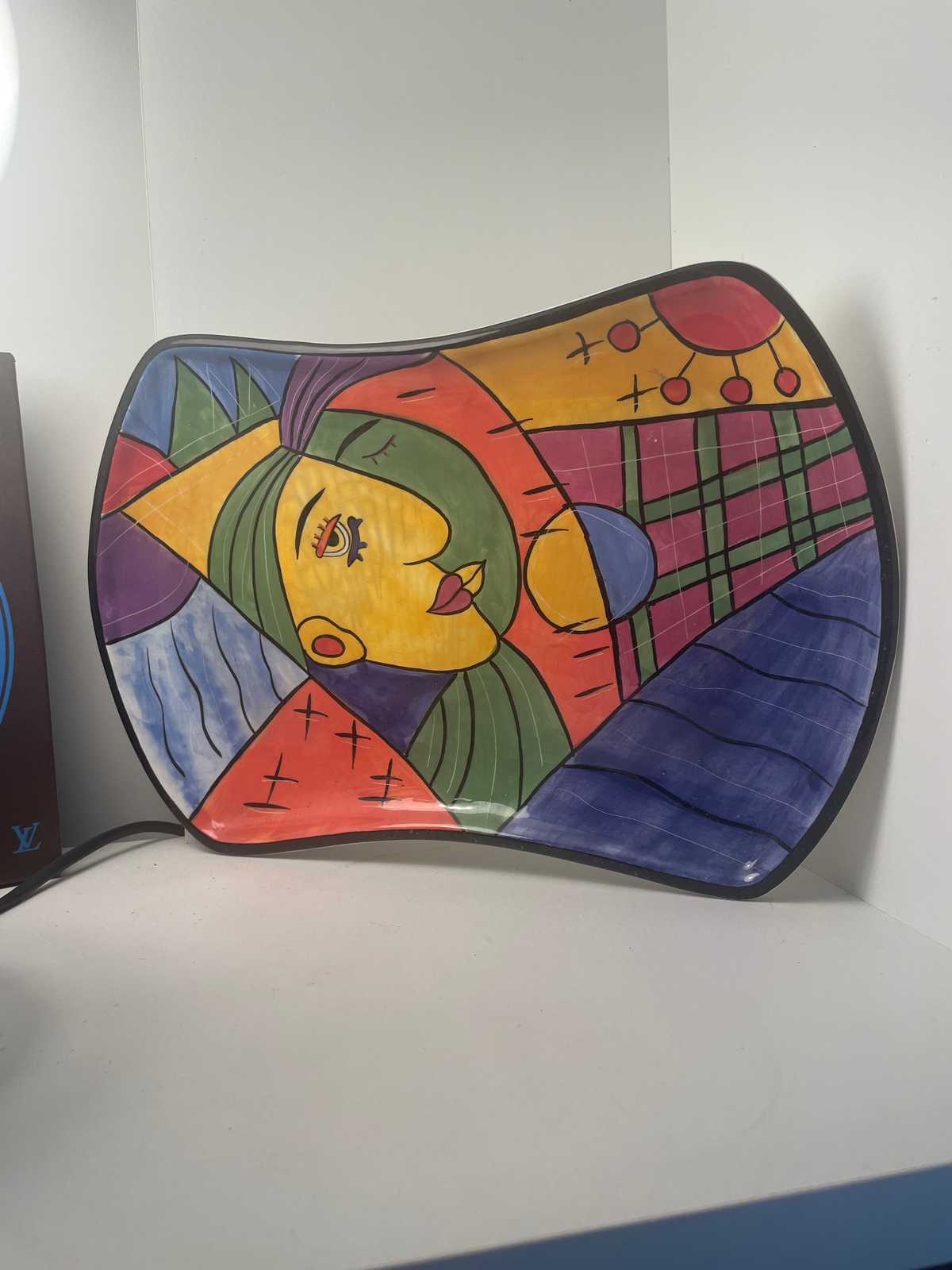 Vide poche en céramique de style Picasso abstrait par Muzeum