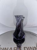 Vase Vintage en Verre de Murano Noir et Violet de Murano, 1960s