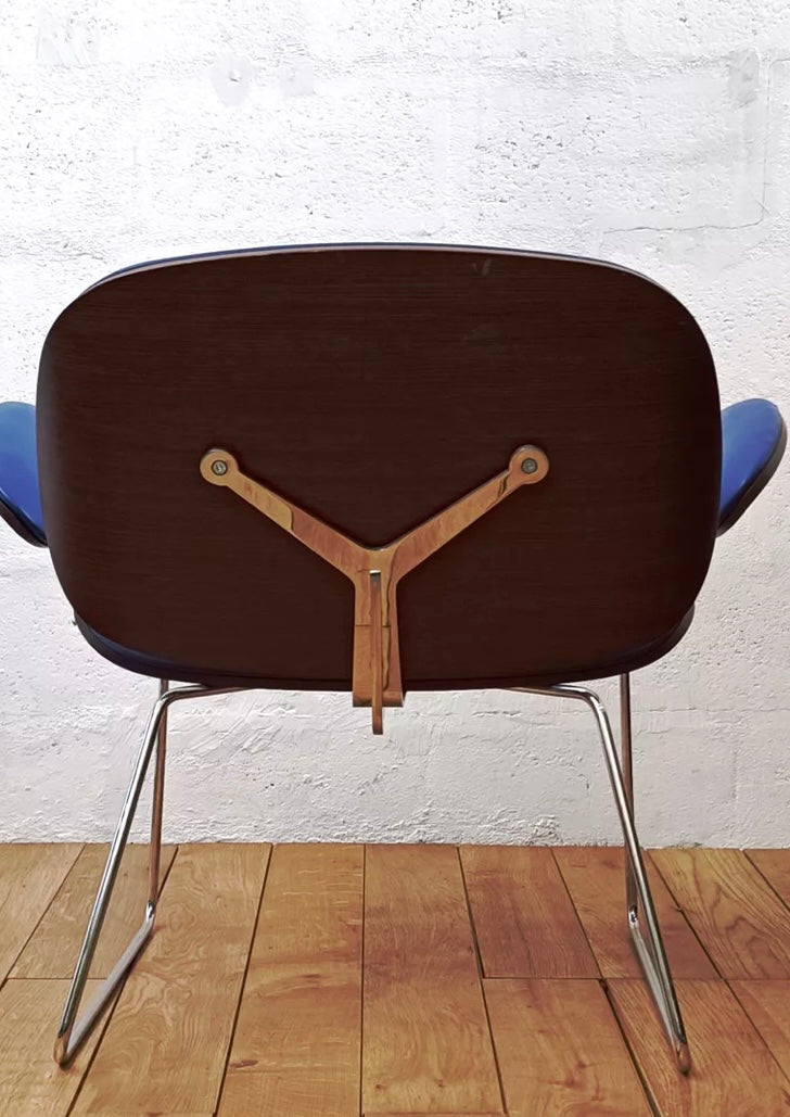 Fauteuil blob bleus designer Marco Maran éditions Parri