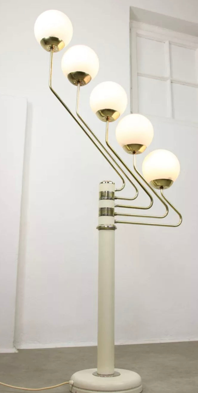 Lampadaire Spoutnik vintage Yougoslave 1970