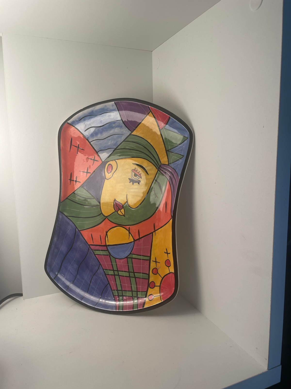 Vide poche en céramique de style Picasso abstrait par Muzeum