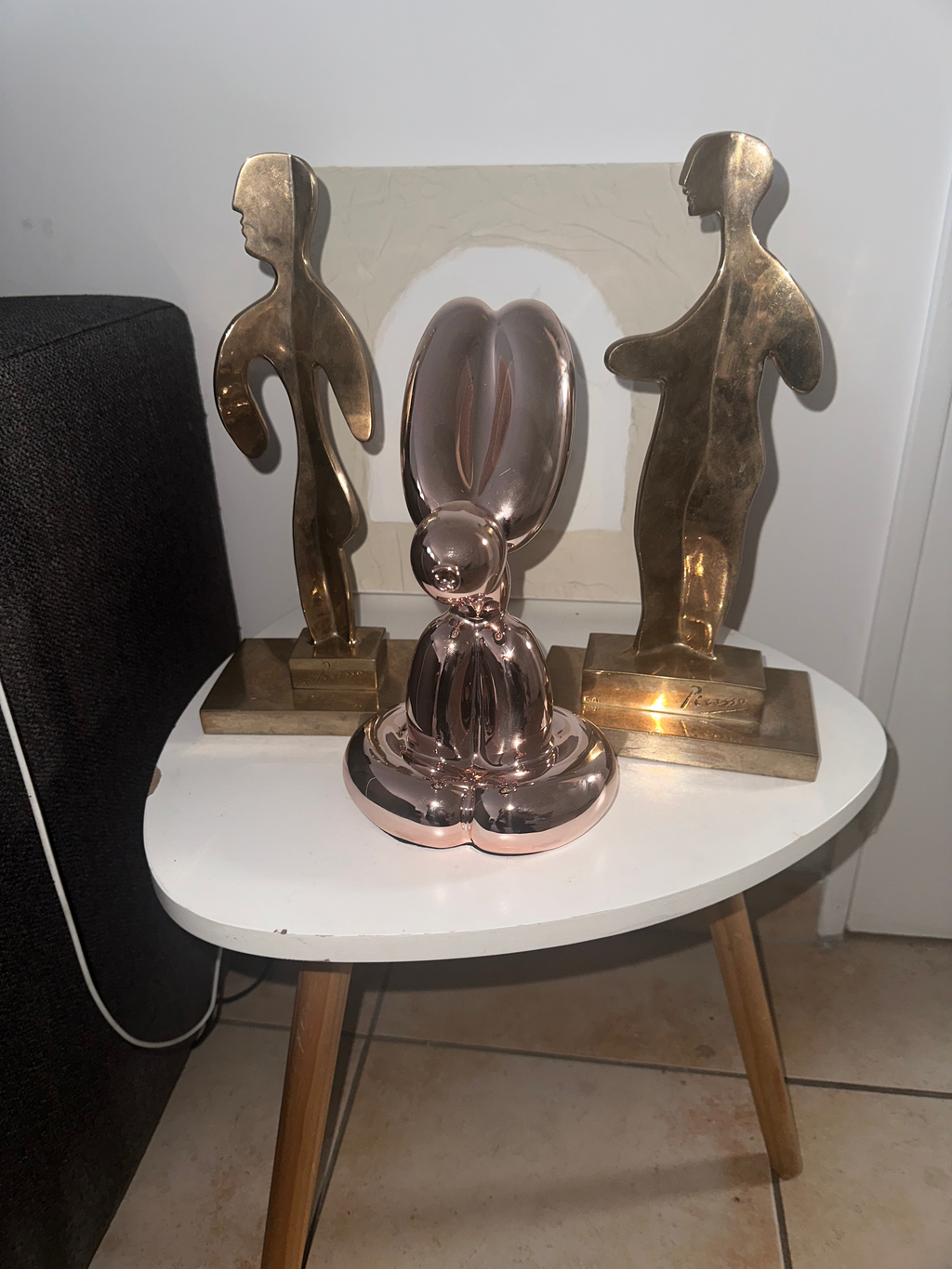 Lapin Balloon rose de Jeff Koons COA - Editions studio