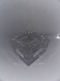 Grand Cendrier en Verre de Cristal de Art Vannes France, 1970