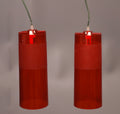 Paire de Suspension Kartell Easy rouge Design Ferruccio Laviani